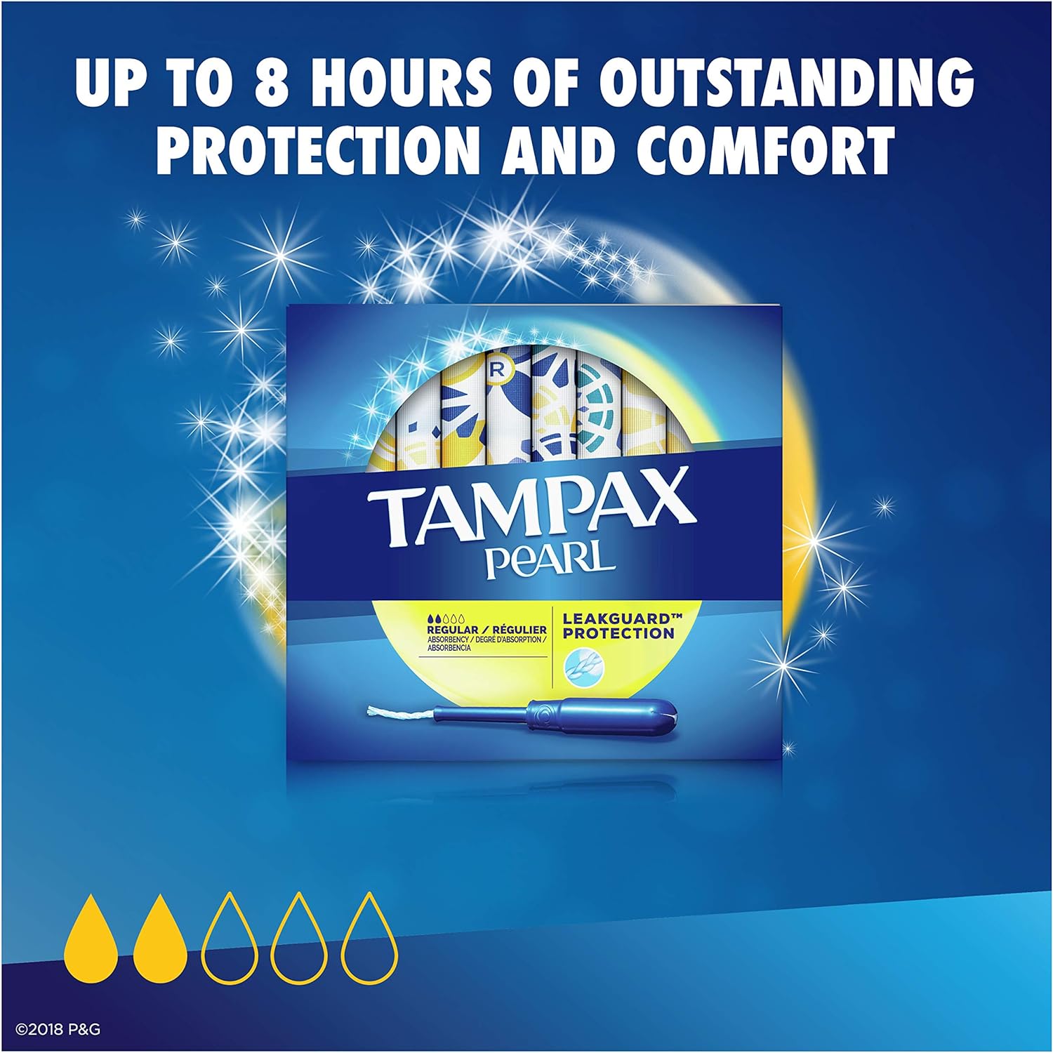 Procter & Gamble Tampax Pearl Tampons Regular Absorbency - Image 2