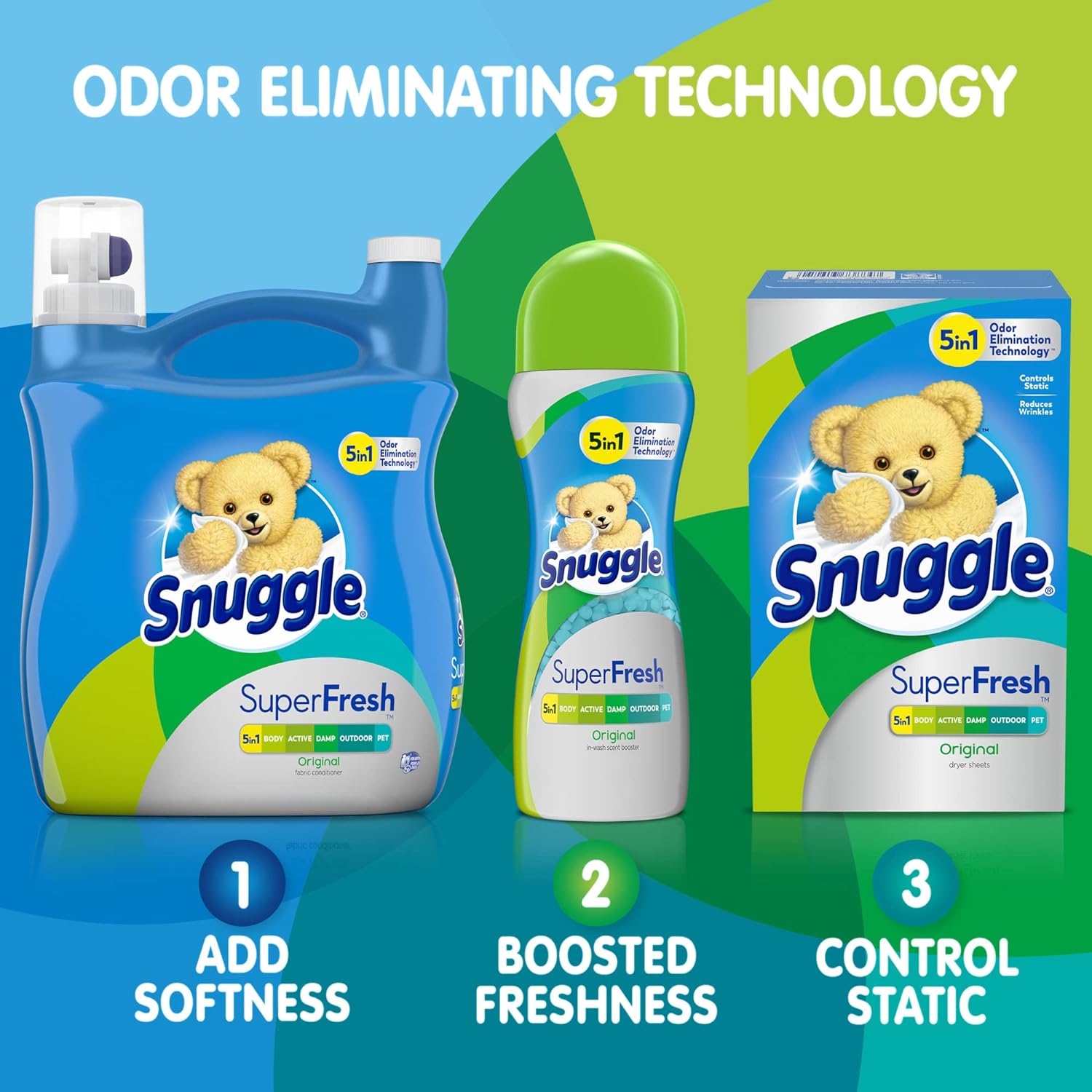 Snuggle Plus Super Fresh Liquid Fabric Softener with - Image 2