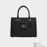 COACH GRACE CARRYALL BLACK/Gold HANDBAG CC141 NWT