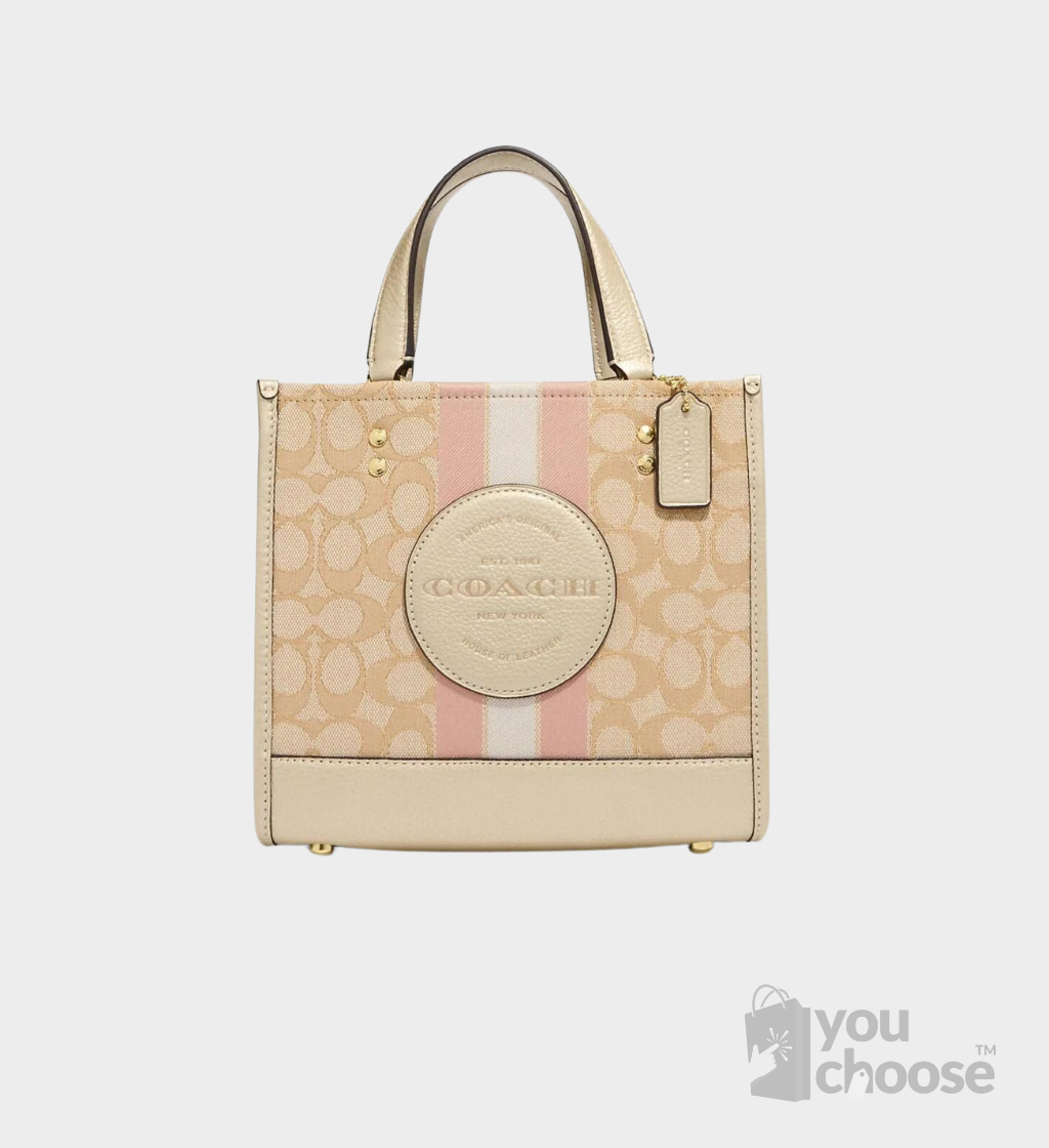 Dempsey Carryall In Signature Jacquard With Stripe And Coach Patch - Image 1