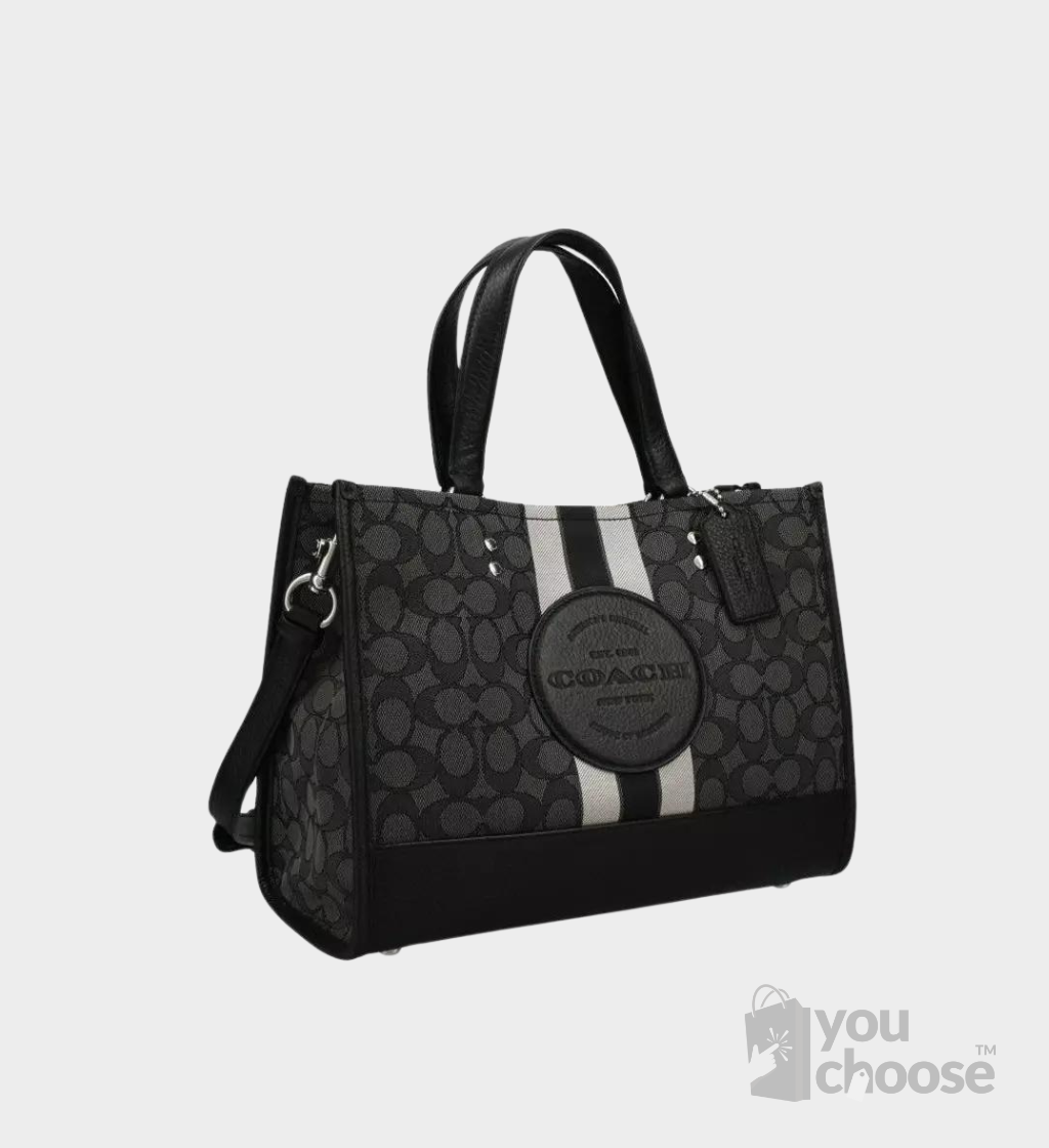 Dempsey Carryall In Signature Jacquard With Stripe And Coach Patch - Image 2