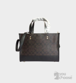 original Coach 1955 pure authentic ladies classic logo canvas DEMPSEY CARRYALL Tote bag