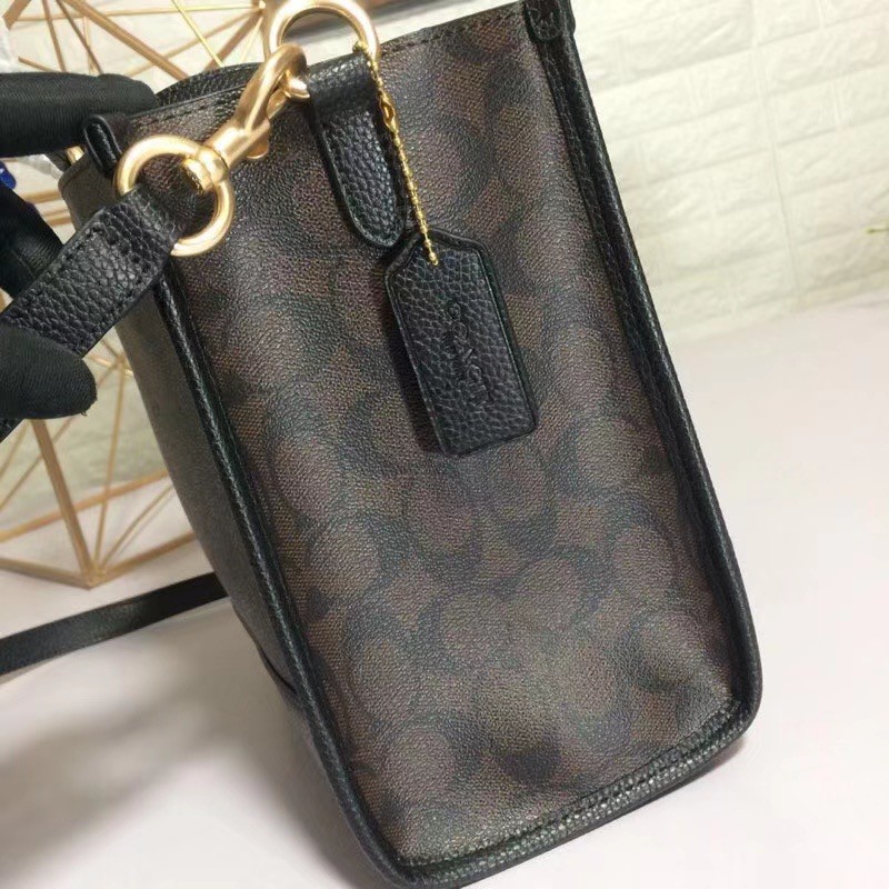 original Coach 1955 pure authentic ladies classic logo canvas DEMPSEY CARRYALL Tote bag - Image 4