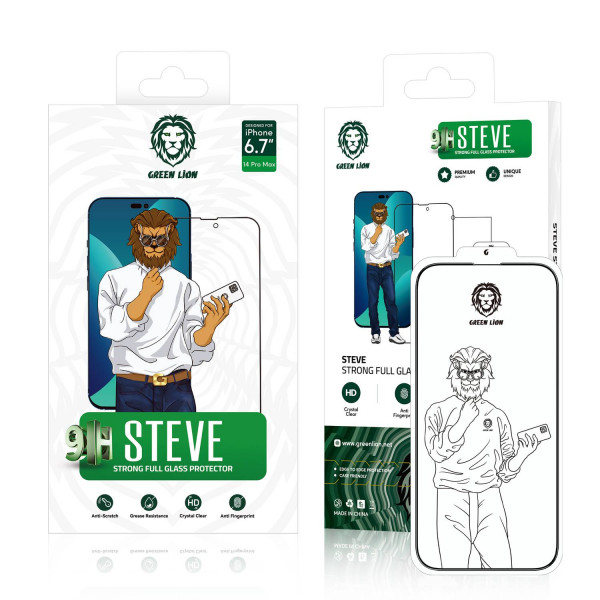 Green Lion Steve Tempered Glass - Image 3