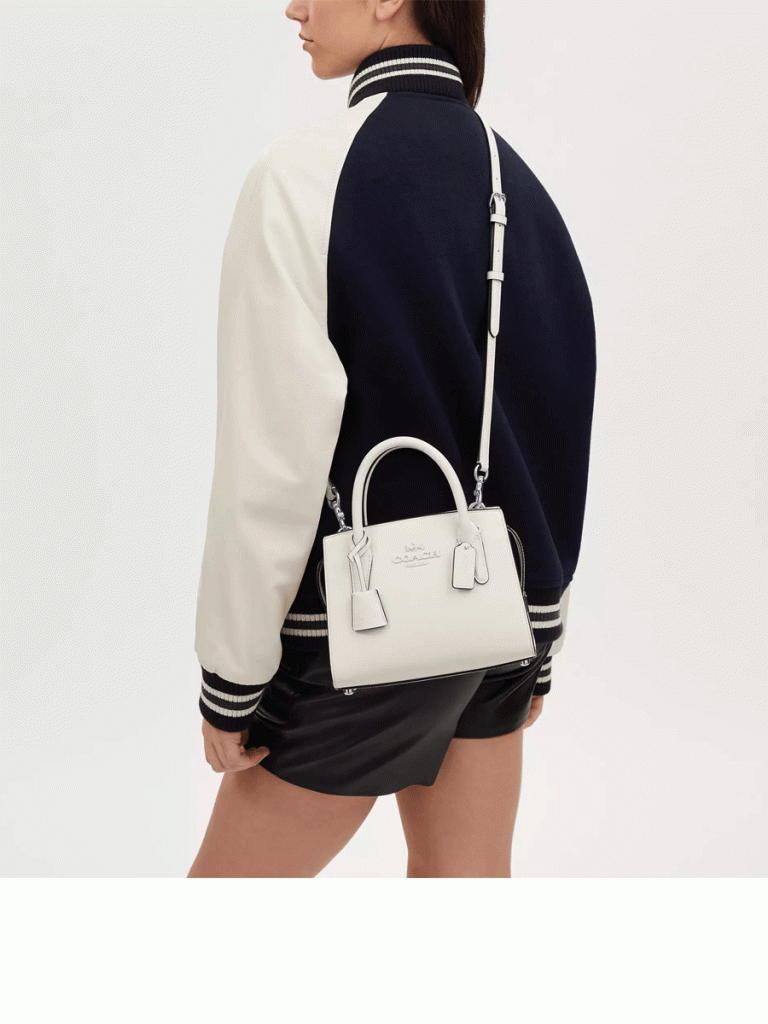 Coach Andrea Mini Carryall Chalk / White NEW with Tags CP081 - Image 4