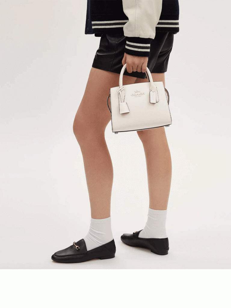 Coach Andrea Mini Carryall Chalk / White NEW with Tags CP081 - Image 5