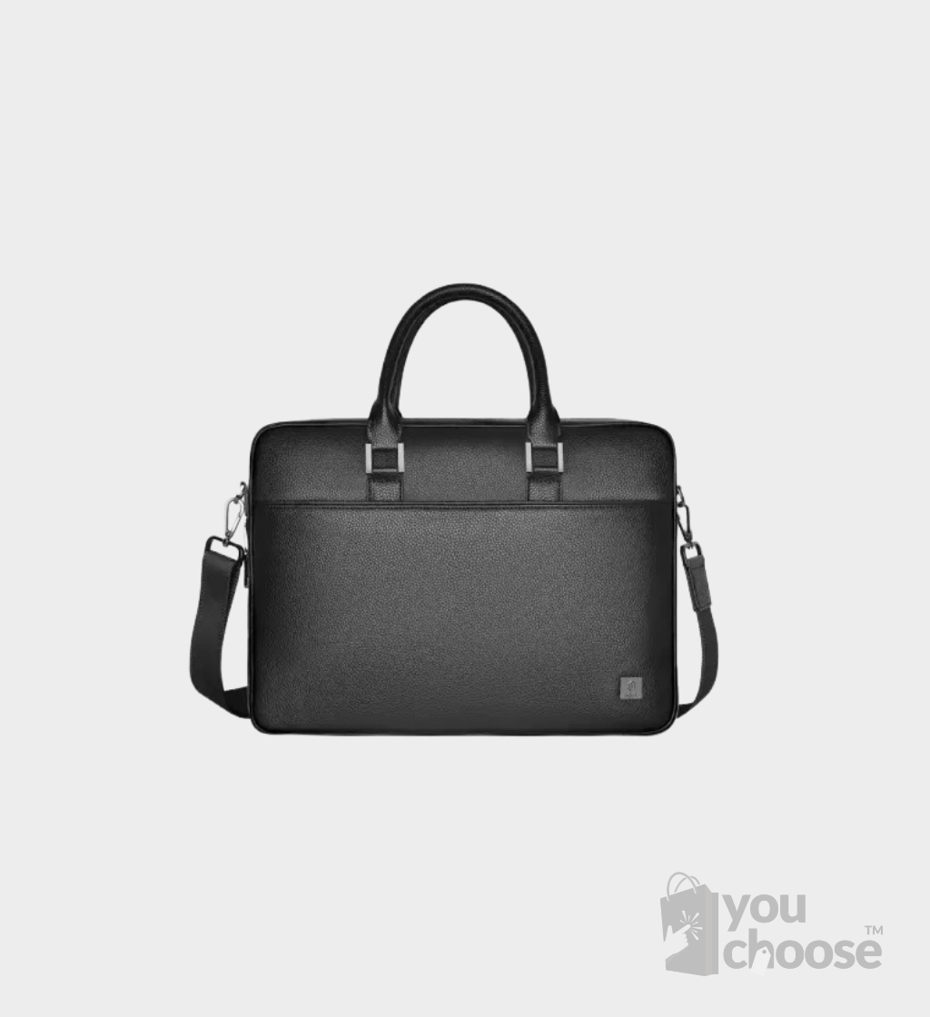 Wiwu Master Fingerprint Lock Brief Case 16″- Black - Image 1