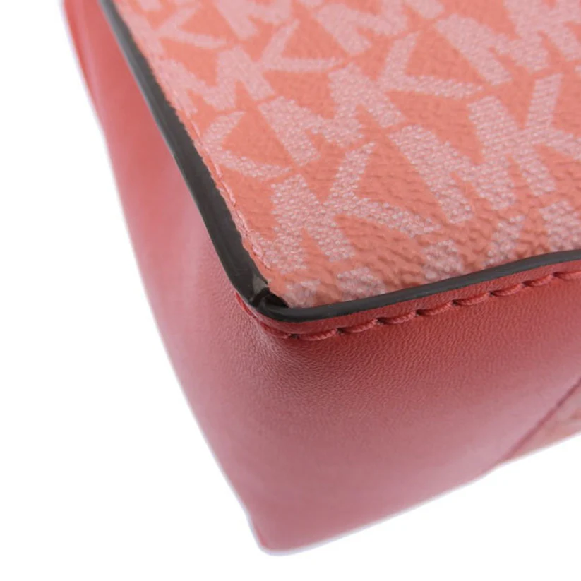 Sold MICHAEL KORS MK signature handbag 35T2GM9M2V red - Image 4